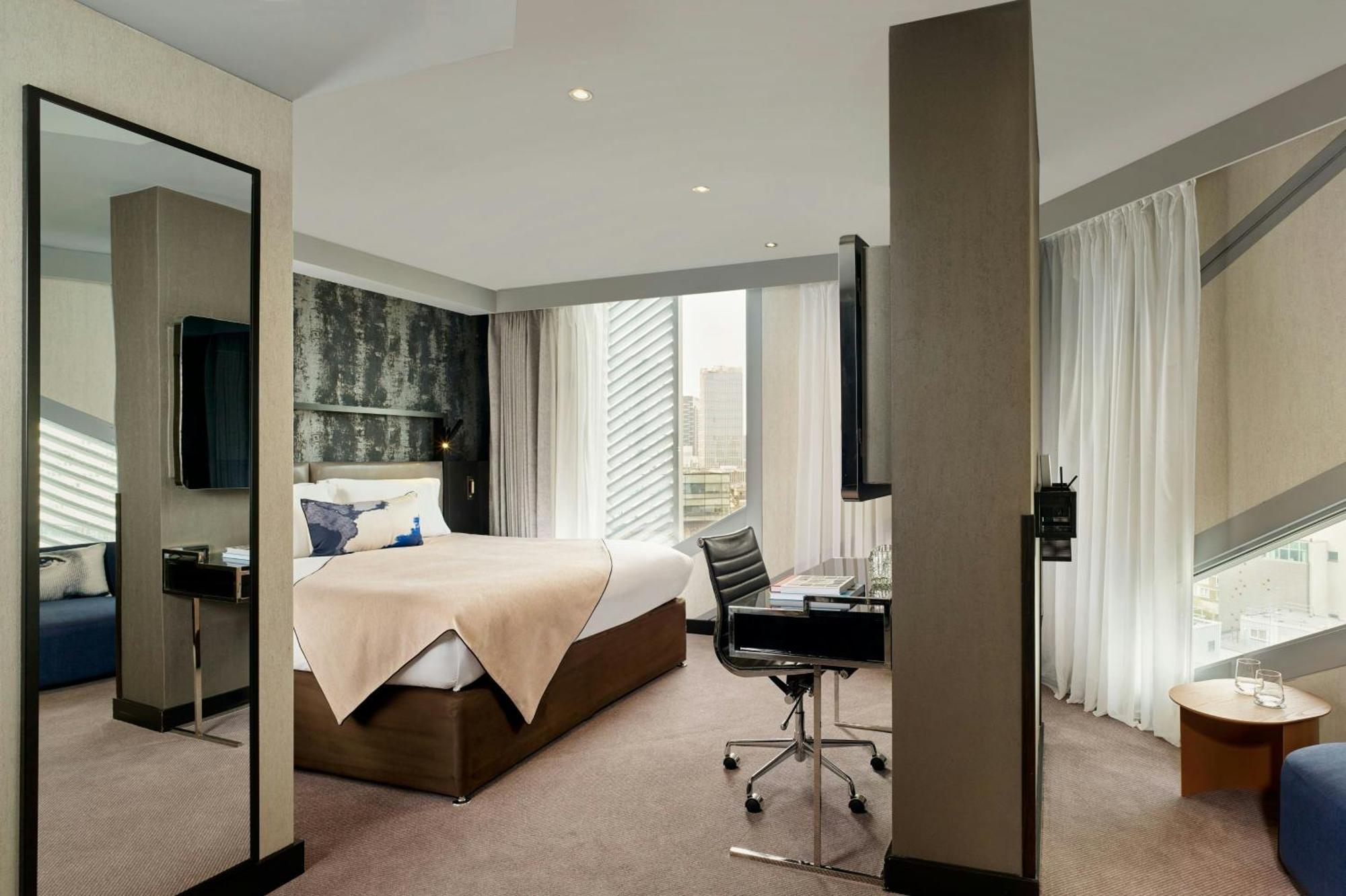 Montcalm East, Autograph Collection Hotel London Luaran gambar A bedroom at the hotel